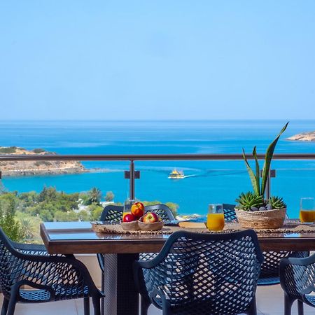 Thea Panoramic Sea View Lägenhet Agios Nikolaos Exteriör bild